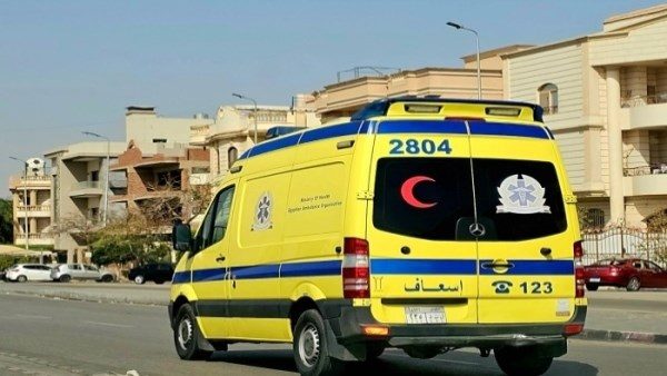 حادث إنقلاب سيارة ربع نقل