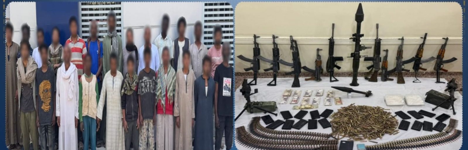 المتهمين بالتنقيب عن الذهب بقنا