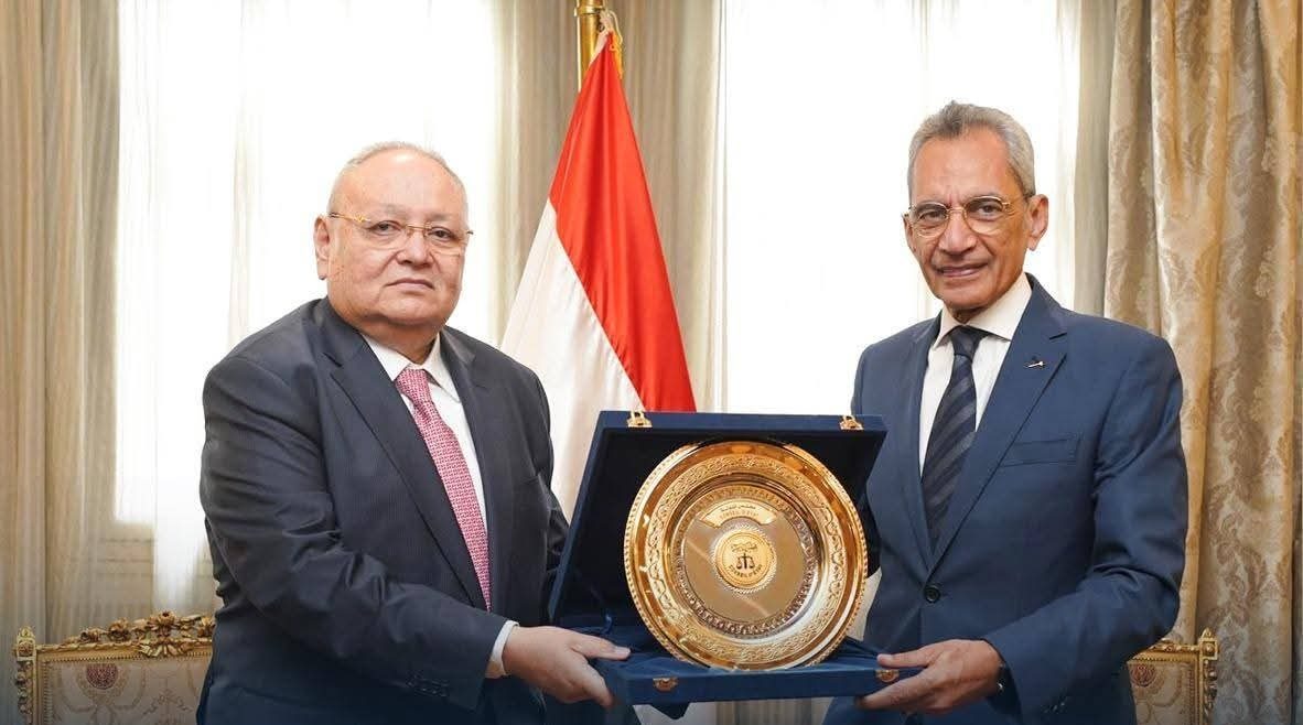 لقاء رسمي بين وزير شئون المجالس النيابية ورئيس مجلس الدولة