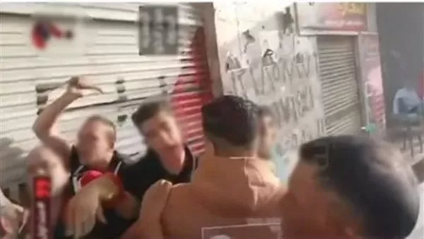 جانب من المشاجرة