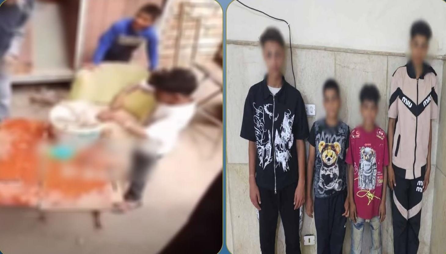 المتهمين بإغراق كلب