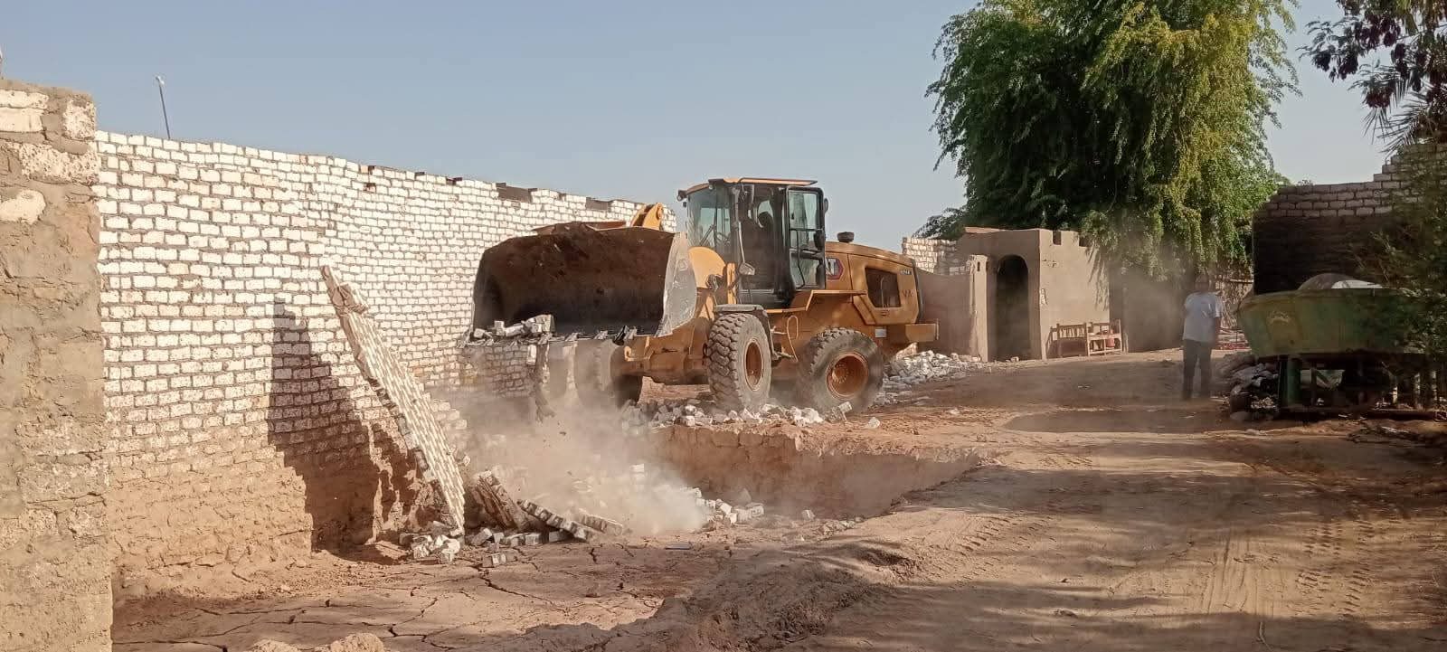 إزالة التعديات على الأراضي الزراعية