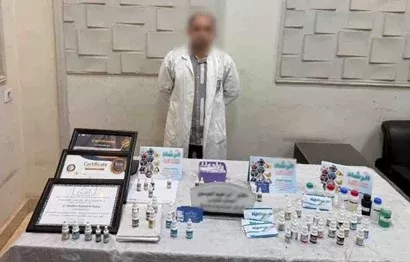 المتهم بانتحال صفة طبيب