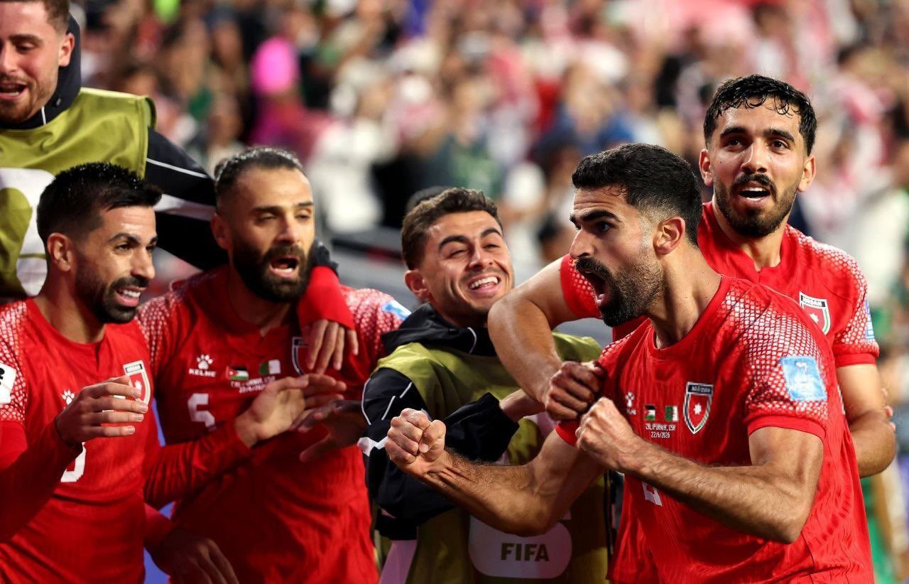 فرحة منتخب الأردن