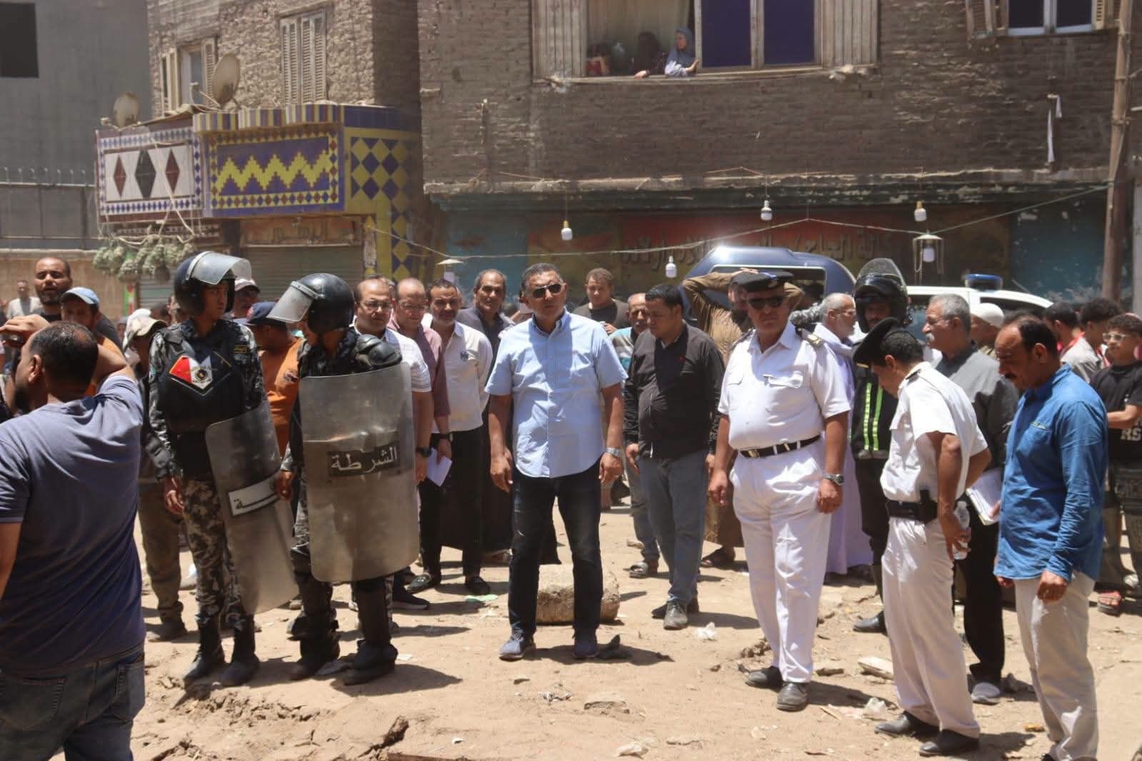 إزالة الأسواق العشوائية بالقليوبية