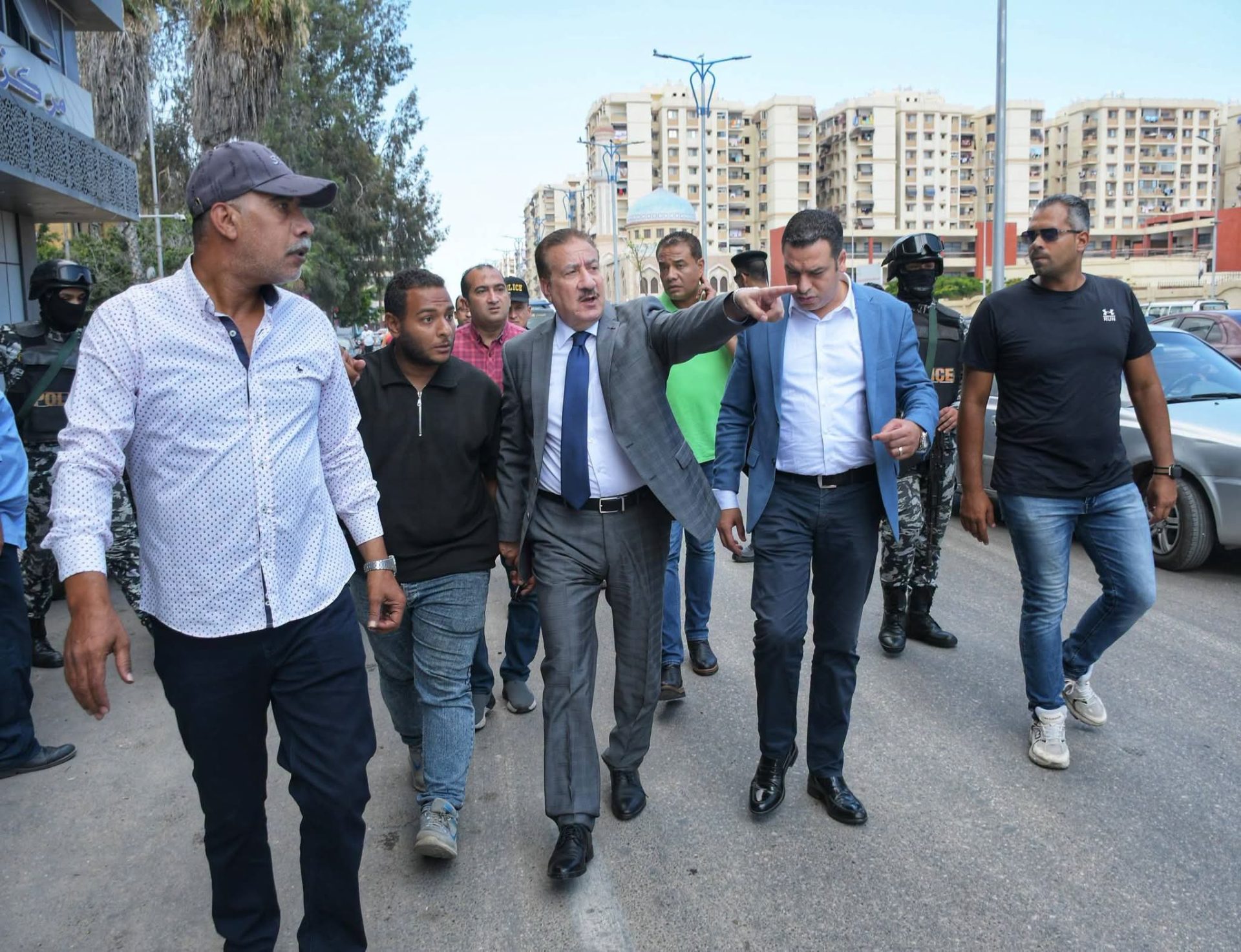جولة تفقدية لمحافظ بورسعيد