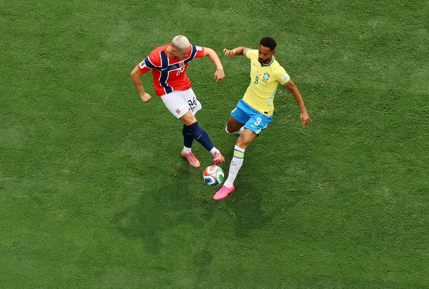 تعادل سلبي بين البرازيل والنرويج في الشوط الأول بدور الـ16 لكأس العالم 2026