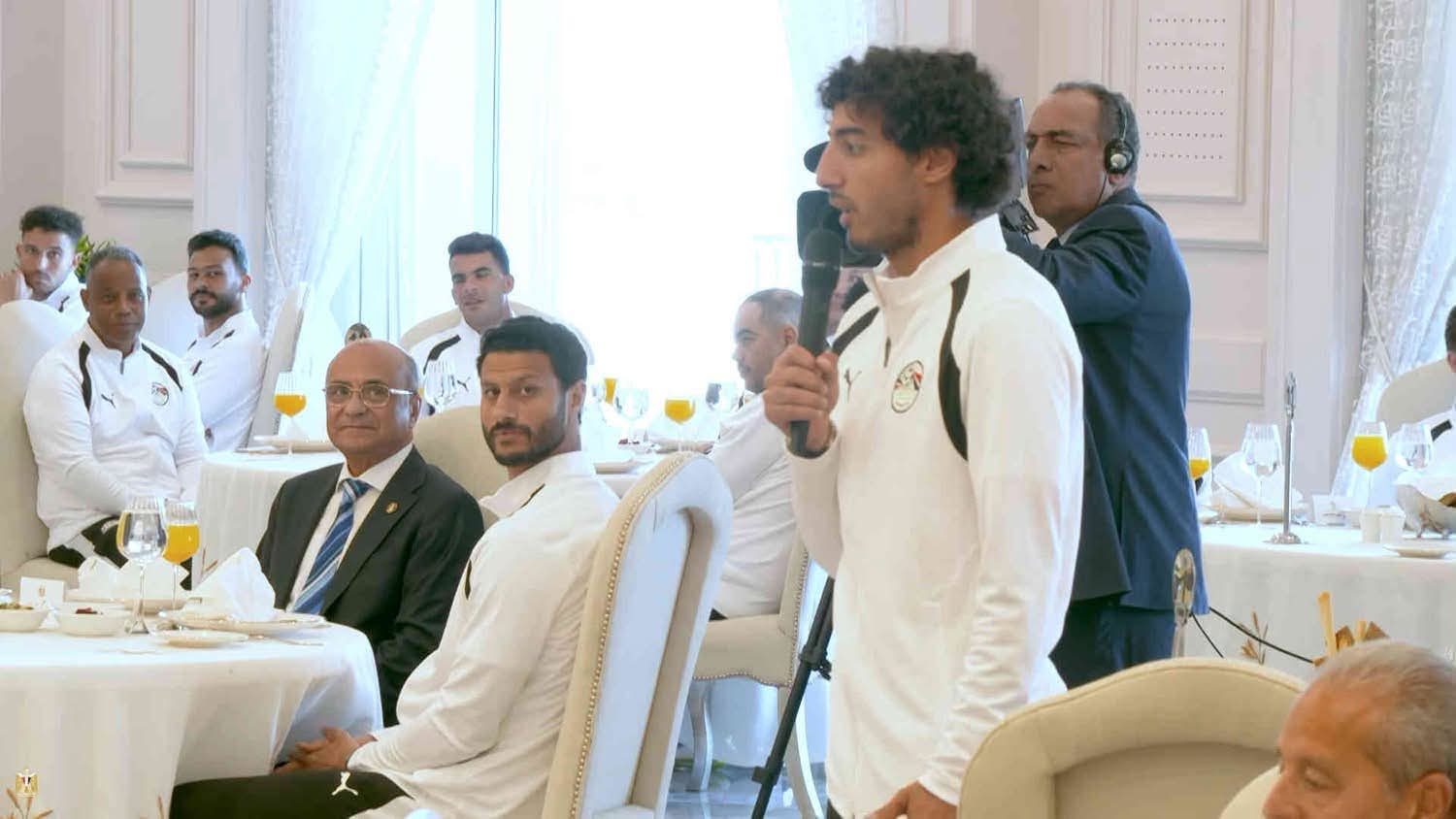 محمد هاني: هدفنا إنجاز كبير لمصر.. وهذا التكريم بداية وليس النهاية