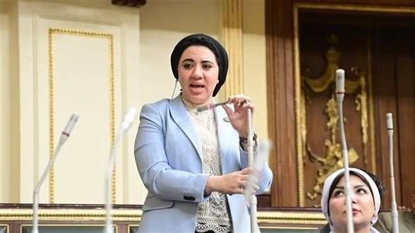 النائبة أميرة صابر، عضو مجلس الشيوخ