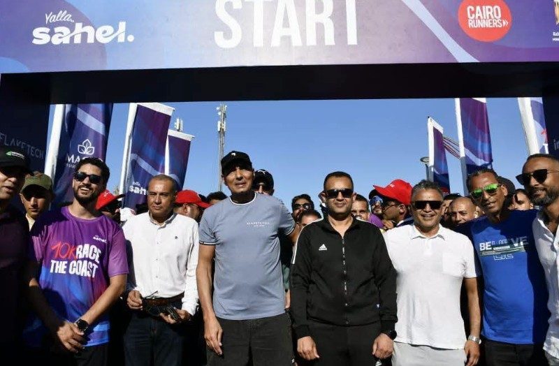 ضمن فعاليات "يلا ساحل".. وزير الرياضة يطلق النسخة الثالثة من سباق "10K Race the Coast" بالساحل الشمالي