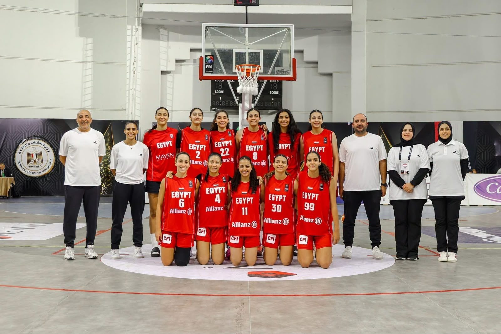 منتخب ناشئات السلة
