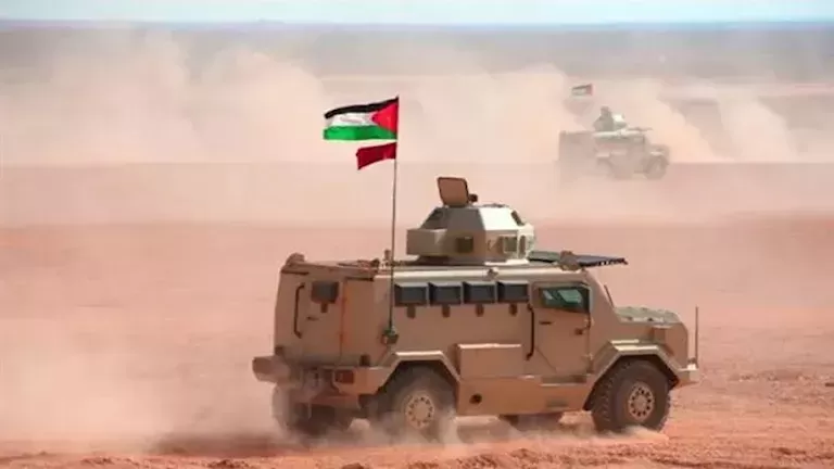 الجيش الأردني يسقط صواريخ