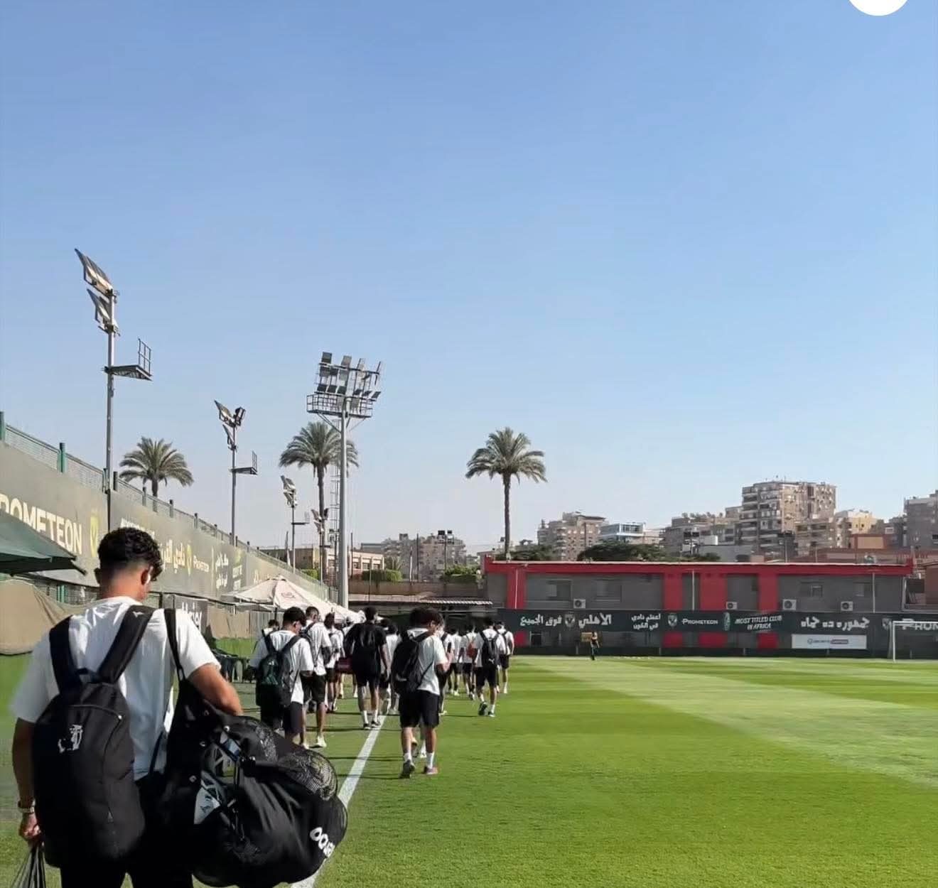 الأهلي يواجه لافيينا ودياً على ملاعب الأهلي بمدينة نصر