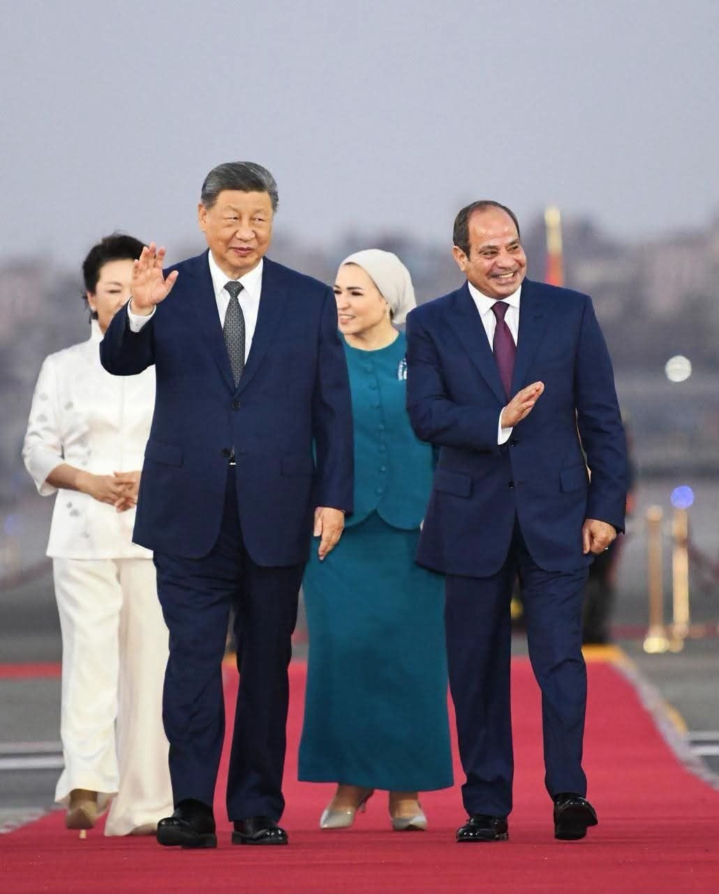 الرئيس السيسي ونظيره الصيني