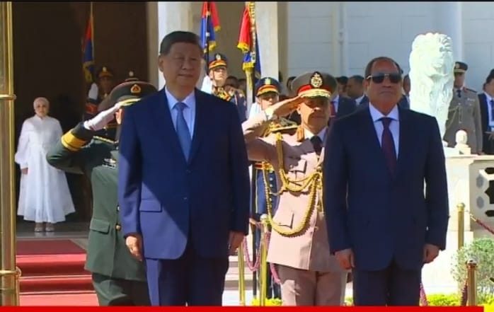 الرئيس السيسي ونظيره الصيني
