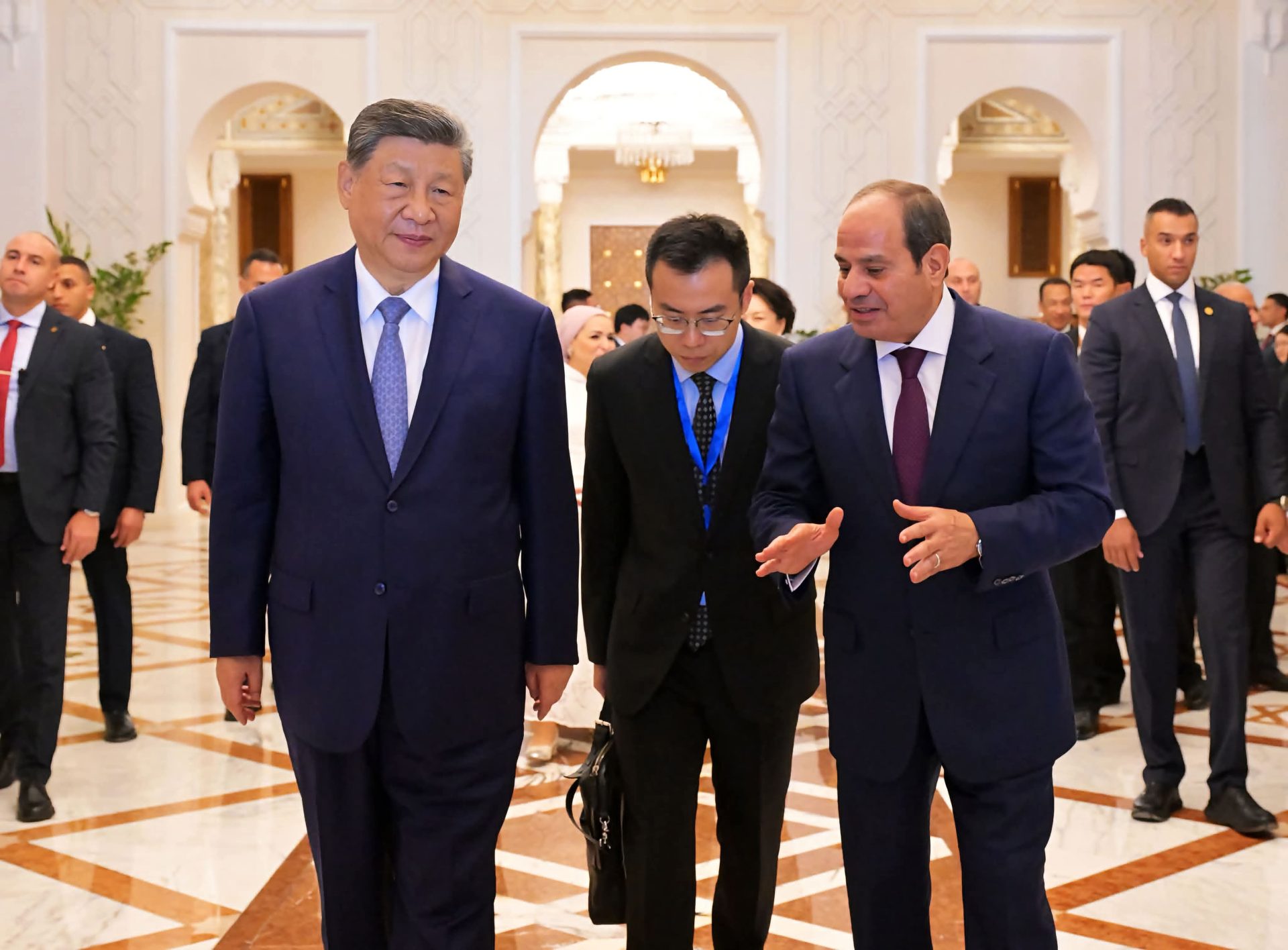 الرئيس السيسي ونظيره الصيني