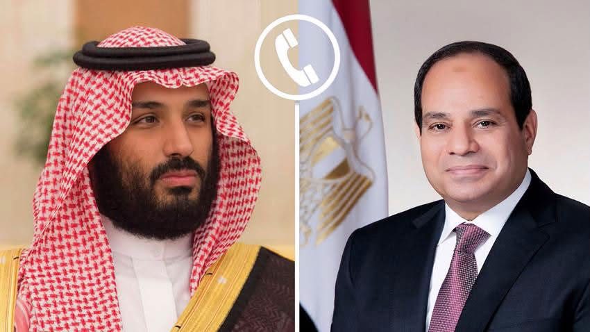 الرئيس السيسى يتلقى اتصالا هاتفيا من الأمير محمد بن سلمان