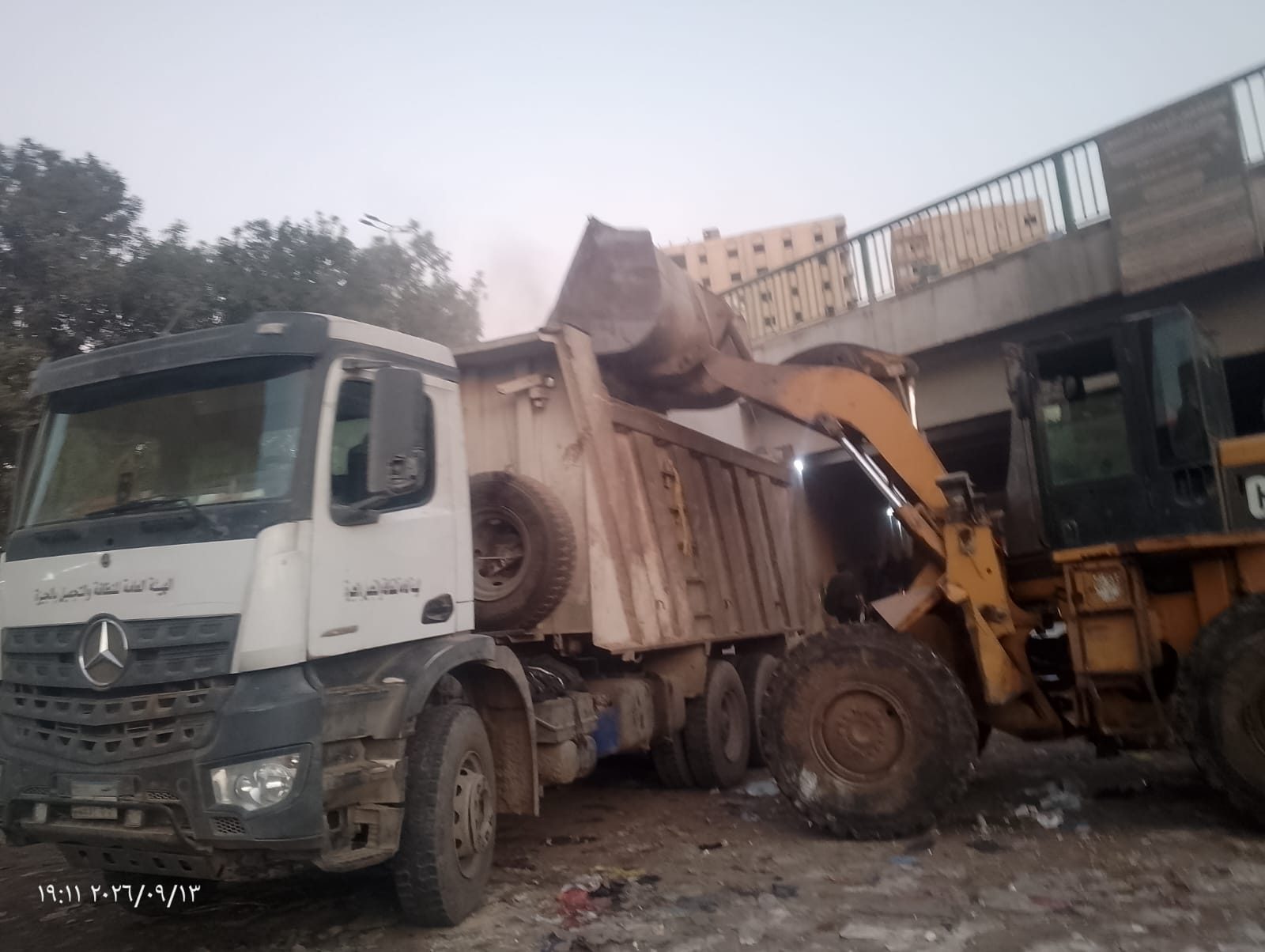 رفع 1500 طن رتش من نفق التربيع بالهرم وإعادة فتحه أمام السيارات