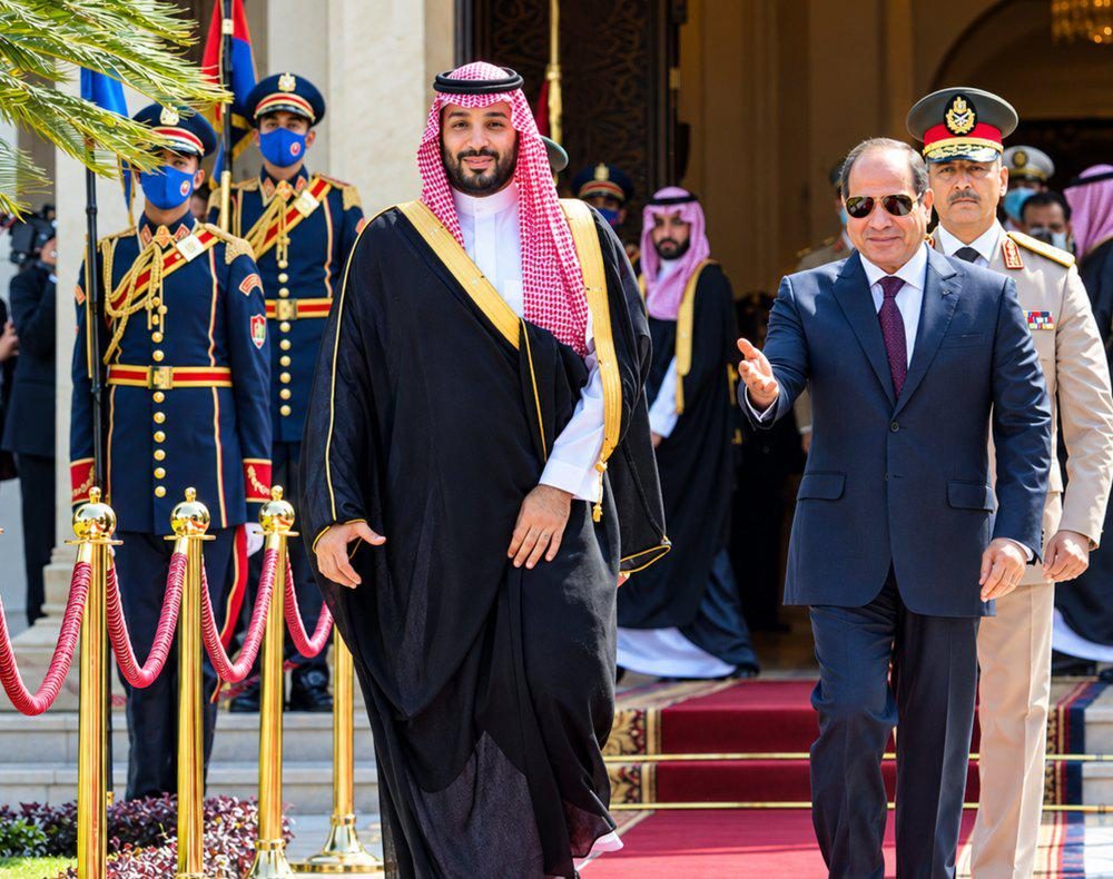 الرئيس السيسي وولي العهد السعودي