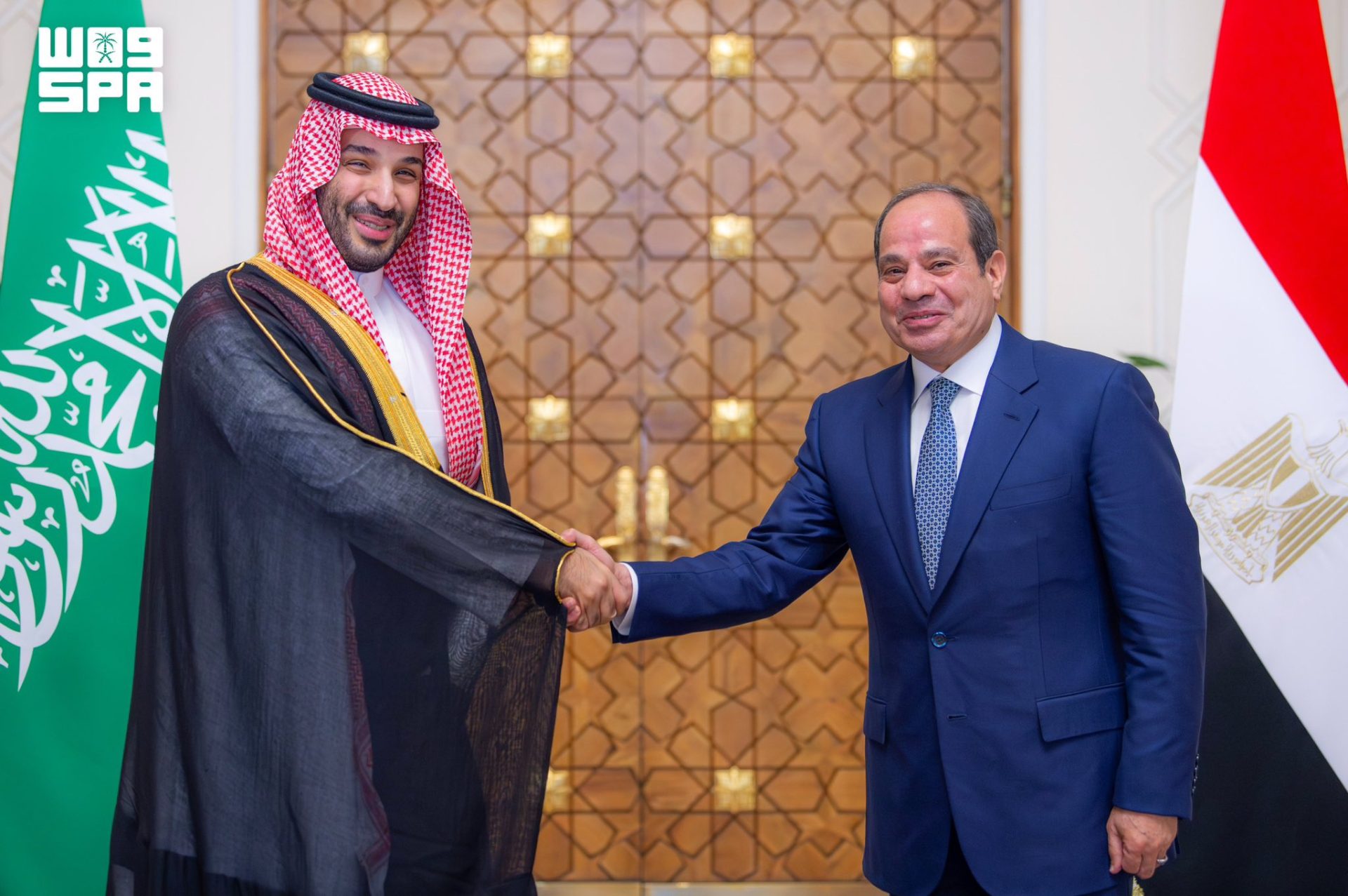 الرئيس السيسي وولي العهد السعودي
