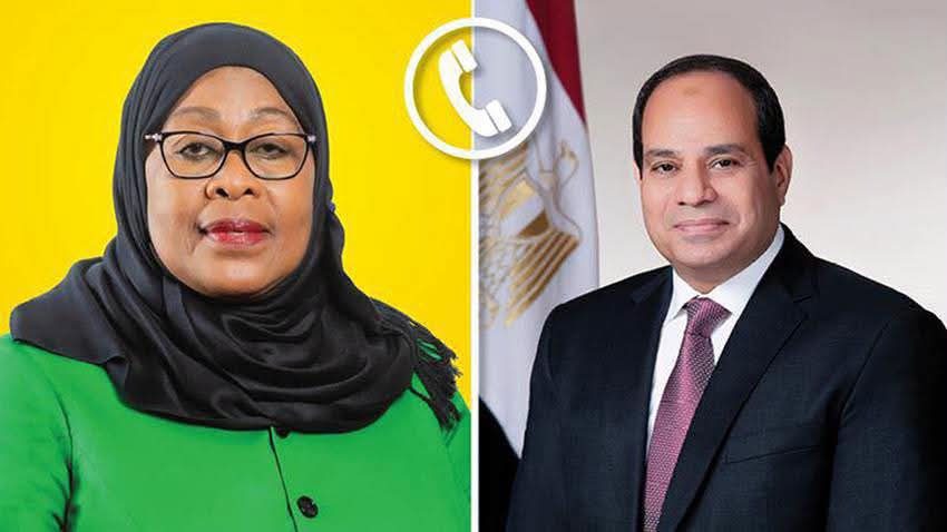 الرئيس السيسي  ورئيسة تنزانيا