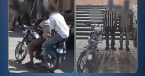 الداخلية تضبط سائق دراجة نارية ومرافقه أديا حركات استعراضية وسارا عكس الاتجاه بالأقصر
