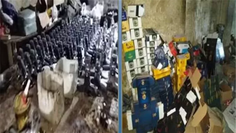ضبط 2000 خلاط مياه مغشوش و12 ماكينة داخل مصنع غير مرخص بالقليوبية