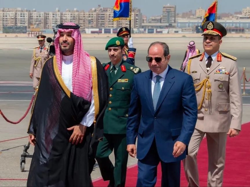 الرئيس السيسي وولي العهد السعودي