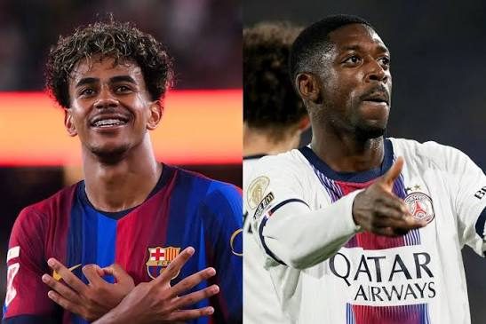 تشكيل مباراة باريس سان جيرمان وبرشلونة في دوري أبطال أوروبا.. يامال ضد ديمبيلي