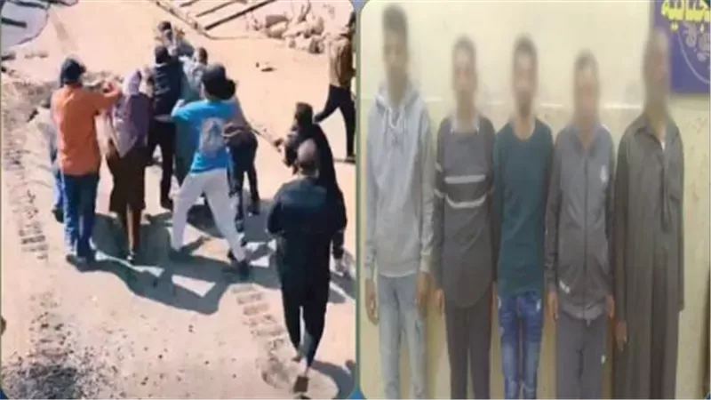 ضبط 5 أشخاص بتهمة الاعتداء على موظف أثناء رصف طريق بالشرقية